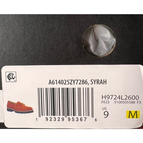 Vionic Finley Slip On Comfort Shoes Suede Loafers Syrah Red Women 9 NWB - Picture 11 of 11